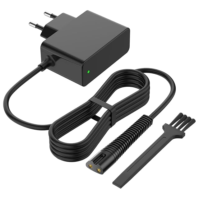 Cable de carga de recambio BENSN de 12 voltios para afeitadoras Braun