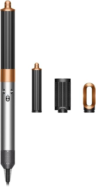 Moldeador y secador Dyson Airwrap Origin en níquel y cobre con tres accesorios