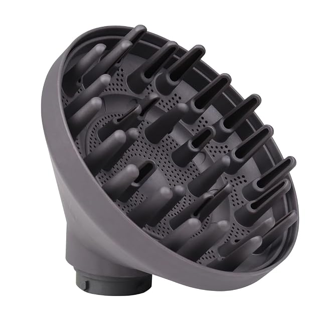 Accesorio difusor de dedos largos Laymi para Dyson Airwrap en gris