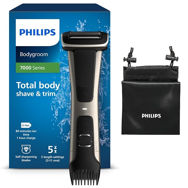 Philips Bodygroom Series 7000 BG7025 con peine integrado