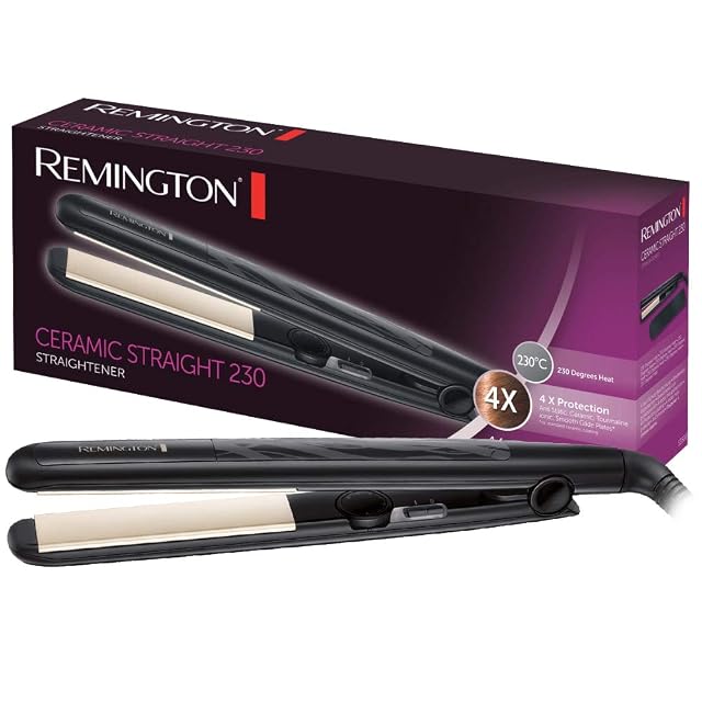 Plancha de pelo Remington S3500 Ceramic Straight con placas de 110 mm
