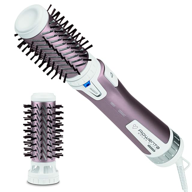 Cepillo de aire caliente giratorio Rowenta Brush Activ Premium Care con dos cilindros cerámicos